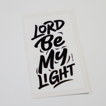 Aufkleber: Lord be my light